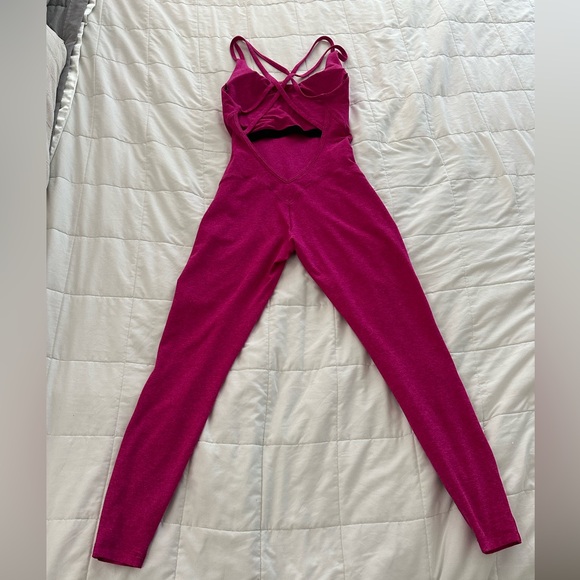 Bombshell Pink strappy bodysuit - Picture 3 of 6